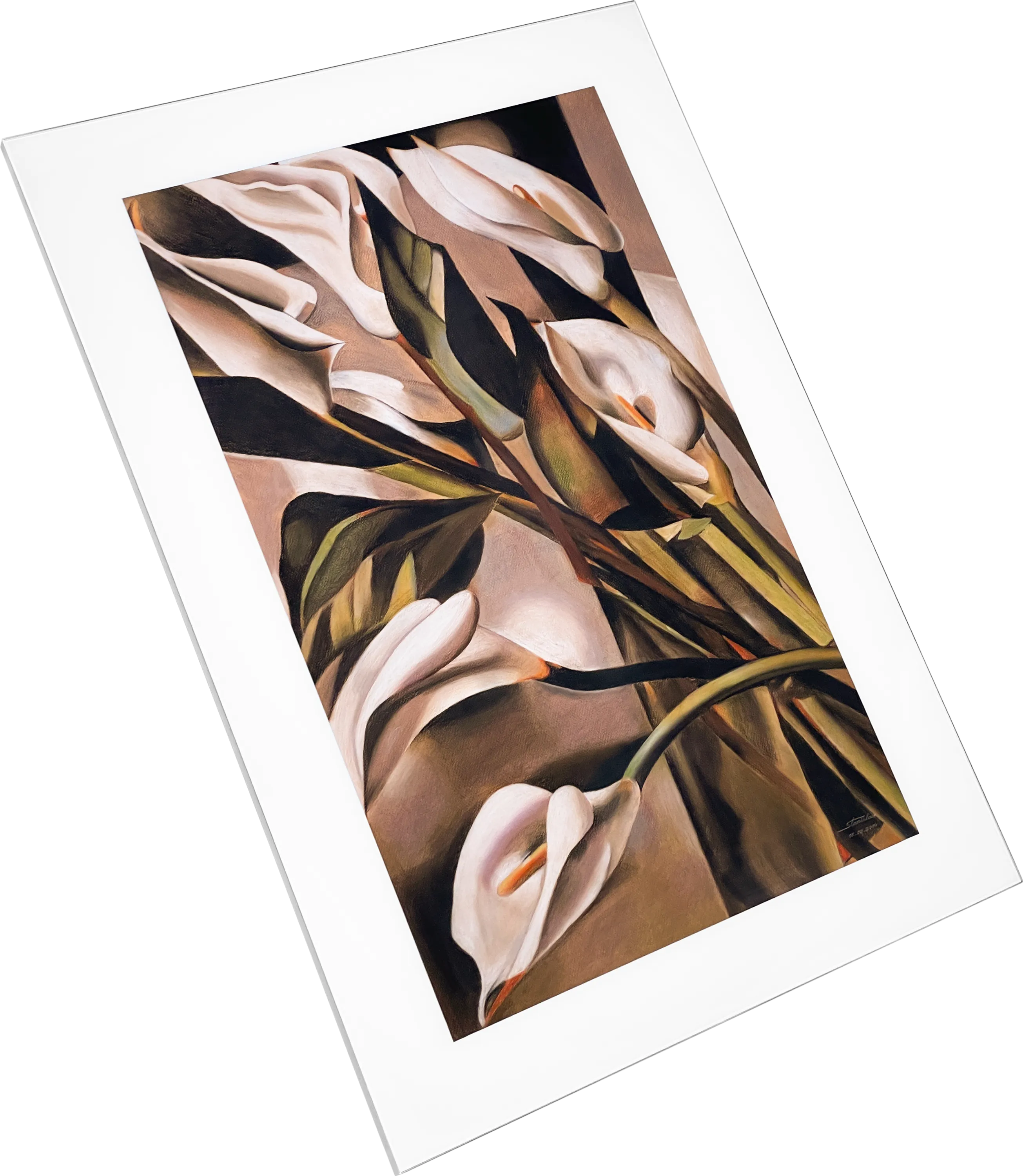 Reproduction de la peinture Arums II de la peintre Tamara de Lempicka